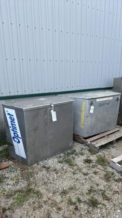 (2) ALUMINUM STORAGE BOXES