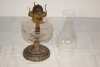 Oil Lamp On Metal Base - 2