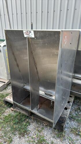 BSM 24IN DBL SIDED STAINLESS WET DRY HOG FEEDER