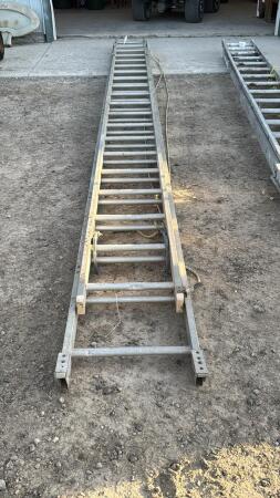 HEAVY DUTY 38FT ALUMINUM EXTENSION LADDER