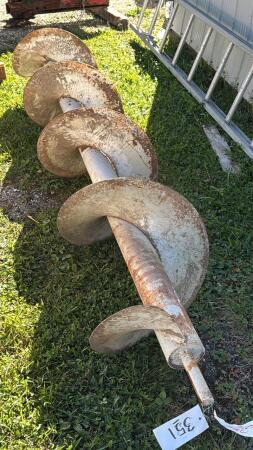 8FT LENGTH OF 18IN AUGER FLIGHTING