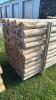 (122) 10FT 3IN CEDAR POSTS - 3