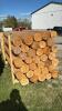 (35) 8FT 7IN CEDAR POSTS - 2
