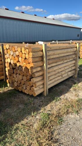 (90) 8FT 4IN CEDAR POSTS