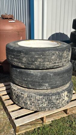 (3) ASSORTED TIRES & RIMS