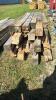 QUANTITY OF USED 6IN X 6IN MOSTLY TREATED LUMBER - 2