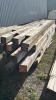 QUANTITY OF USED 6IN X 6IN MOSTLY TREATED LUMBER - 4