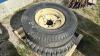 (2) 10.00-20 TIRES ON 8 BOLT RIMS - 3
