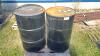 (2) 40 GAL STEEL DRUMS - 2