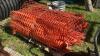 SKID OF PLASTIC SNOWFENCE - 3