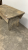 Primitive Wooden Bench - 3