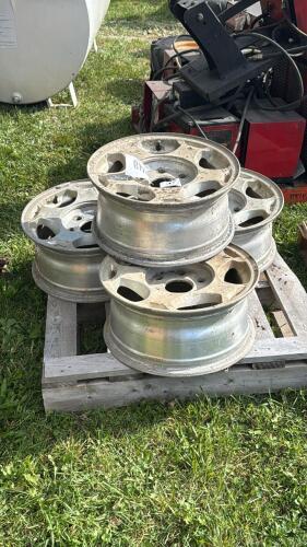 (4) ALUMINUM RIMS