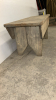 Primitive Wooden Bench - 4