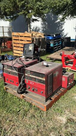 SKID OF ELECTRIC LINCOLN WELDERS