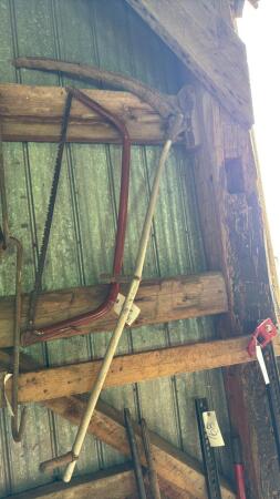 Aluminum Handled Scythe and Saw