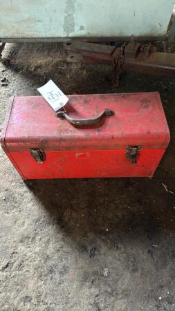 Red Metal Toolbox