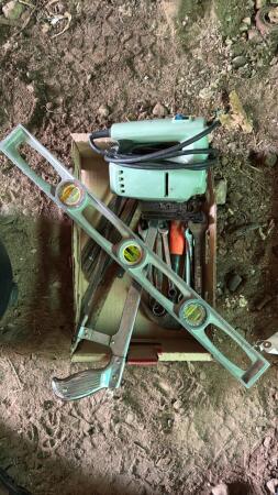 Jig Saw, Wrenches, Level, Claw Hammer