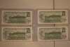 4 1973 Can. $1.00 Bills, Uncirculated - 4