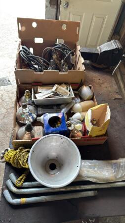 Lot of Heat Lamp Bulbs, Parts, Humbugs
