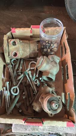 Box of Hardware and Pumps
