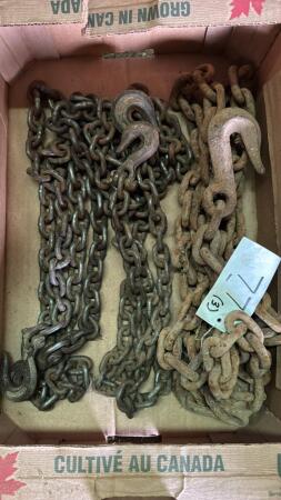 Lot of 3 Logging Chains