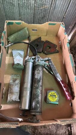 2 Grease Guns and Wedges