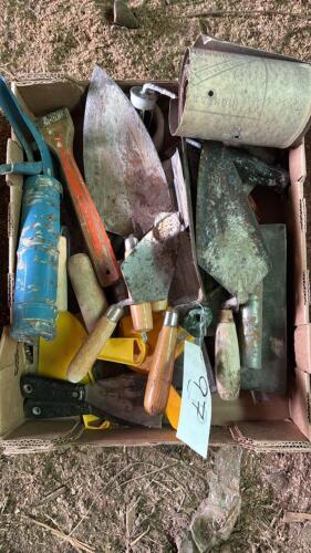 Lot of masons&euro;&trade;s tools and drywall tools
