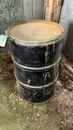 Steel 45 Gallon Drum with Lid