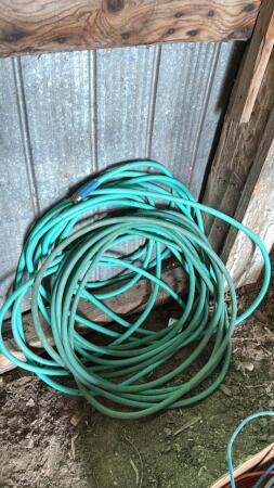 Lot of 2 Rubber Garden Hoses
