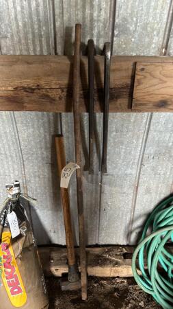 Pry Bar, Sledge Hammer, 2 Wrecking Bars