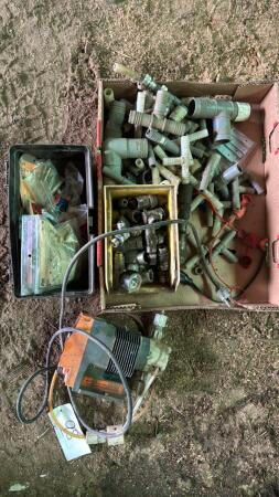 A lot of hardware and fittings