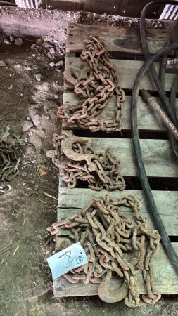 Lot of 3 Logging Chains