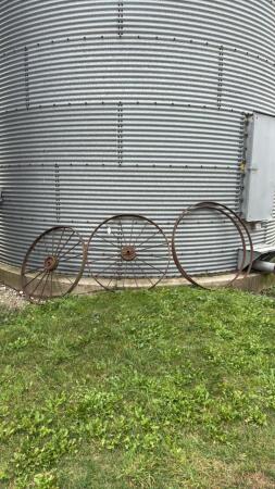 Pair of 46in Steel Wheels