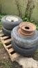Lot of 4 Implement Tires and Rims - 3