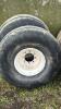 Lot of 4 - 16.5L-16.1SL Tires and 8-Bolt Rims - 5