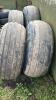 Lot of 4 - 16.5L-16.1SL Tires and 8-Bolt Rims - 10