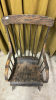 Boston Wooden Rocker -Needs Refinishing - 6