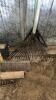 Lot of brooms, 2 aluminum shovels, 3 rakes and pitchfork - 3