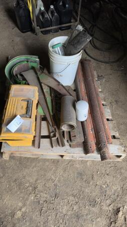 Lot of John Deere Combine Parts