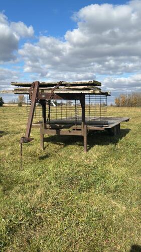 Homebuilt 19ft x 104in Tandem Trailer