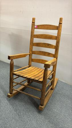 LARGE WOODEN ROCKER