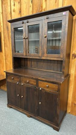 2 PC BUFFET HUTCH WITH PIE SHELF