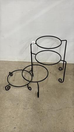 4 TIER SWING OUT PLANT STAND