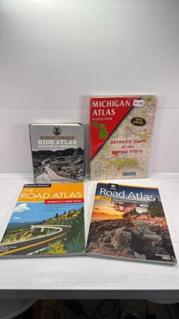 (4) OLDER ROAD ATLAS'S
