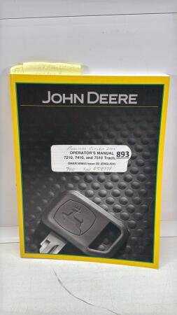 JOHN DEERE OP MANUAL