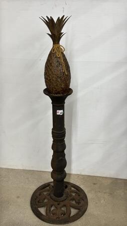 HEAVY CAST IRON 31IN TALL STAND