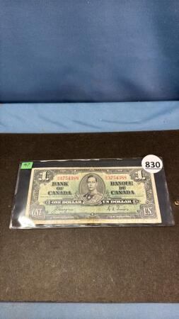CANADIAN 1937 ONE DOLLAR NOTE