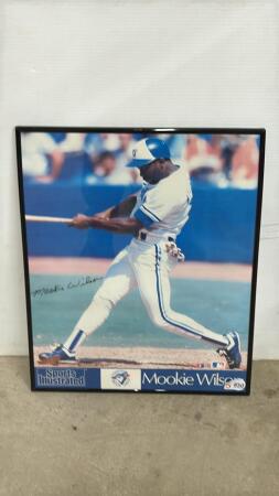 SIGNED PICTURE OF MOOKIE WILSON