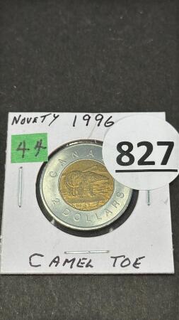 CANADIAN 1996 NOVELTY CAMEL TOE TOONIE