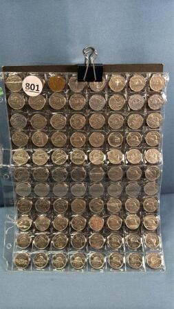 CANADIAN PAGE OF NICKELS 1941-2024